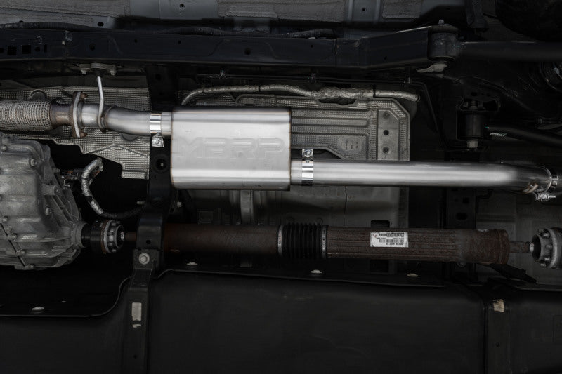 MBRP S5241BLK 21-22 Ford Bronco 2.3/2.7L EcoBoost 2/4-Dr 3in Catback Dual Split Rear Exit BLK AL