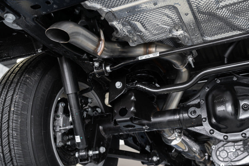 MBRP S5533AL 18-20 Jeep Wrangler JL 2.5in Single Rear Exit Cat Back Exhaust - Aluminum