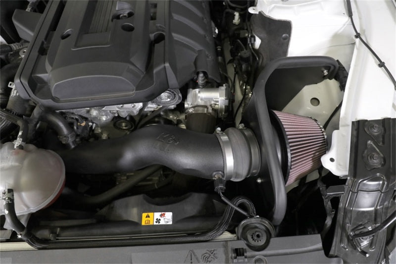 K&N Engineering 63-2606 K&N 2018 Ford Mustang L4-2.3L F/I AirCharger Performance Intake