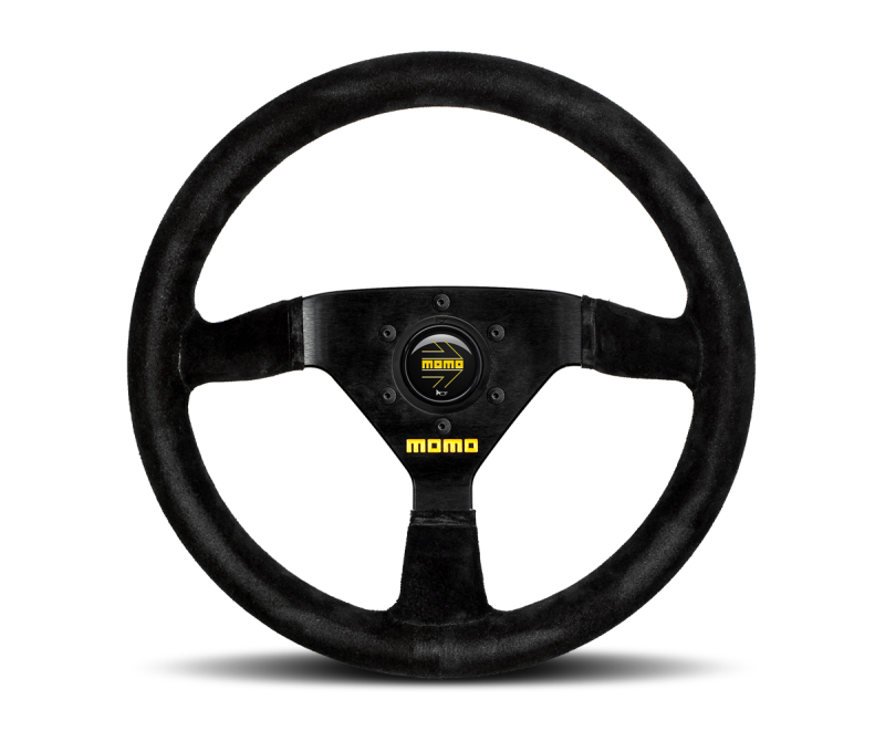 MOMO R1913/35S Momo MOD69 Steering Wheel 350 mm - Black Suede/Black Spokes
