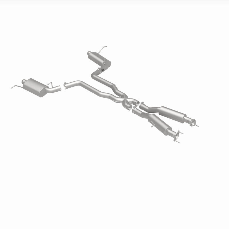 Magnaflow 15064 MagnaFlow 12 Jeep Grand Cherokee V8 6.4L Dual Split Rear Exit Stainless Cat Back Performance Exhaust