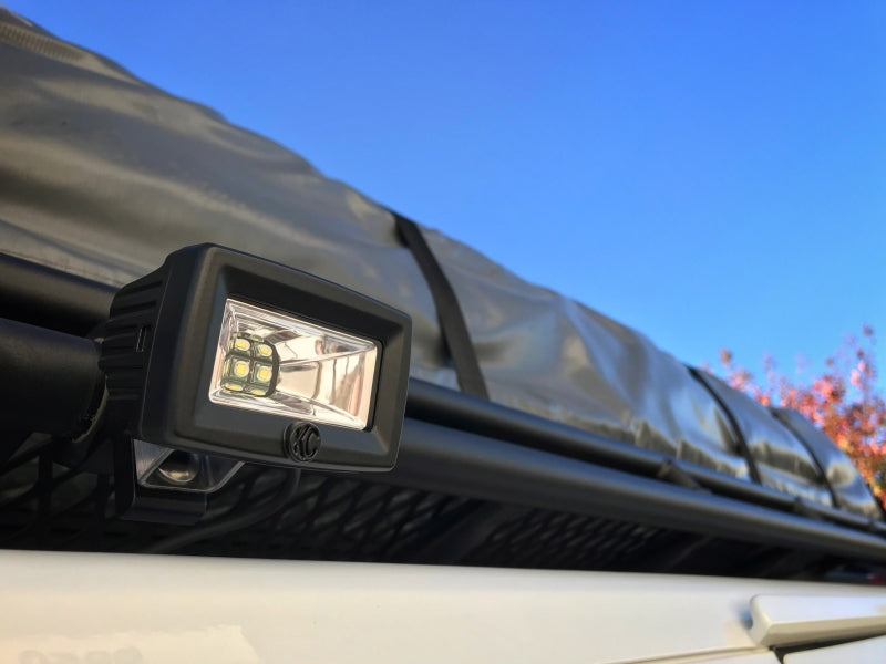 KC HiLiTES 519 C-Series C2 LED 2in. Backup Area Flood Light 20w (Pair Pack System) - Black