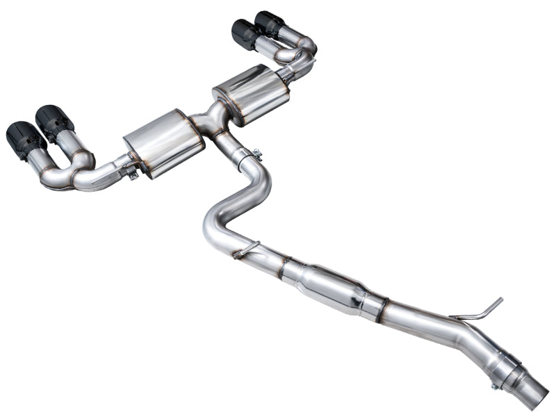 AWE Tuning 3015-43897 AWE 22-24 Audi 8Y S3 Touring Edition Exhaust - Diamond Black Tips