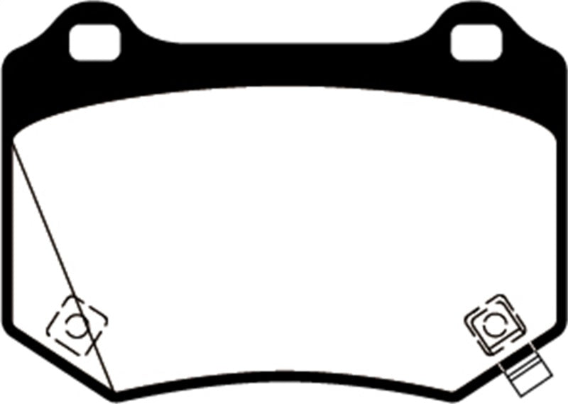 EBC DP42361R 18+ WRX STI Yellowstuff Rear Brake Pads