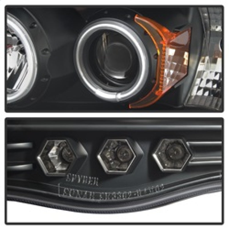 SPYDER 5009951 Spyder Dodge RAM 1500 02-05 03-05 Projector Headlights CCFL Halo LED Blk PRO-YD-DR02-CCFL-BK