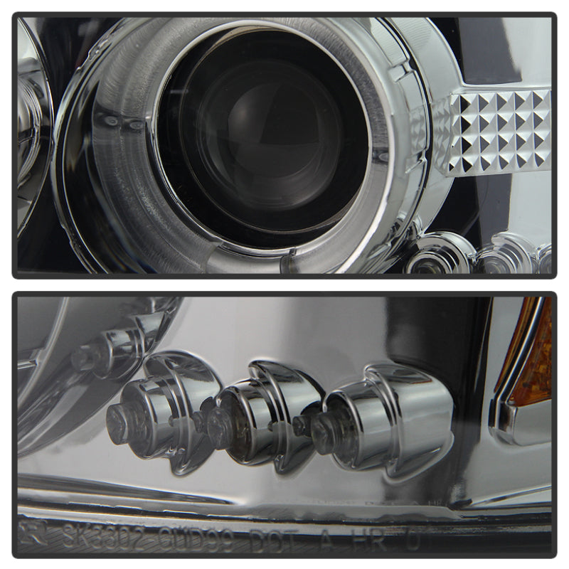 SPYDER 5009371 Spyder GMC Sierra 1500/2500/3500 99-06 Projector Headlights LED Halo LED Smoke PRO-YD-CDE00-HL-SMC
