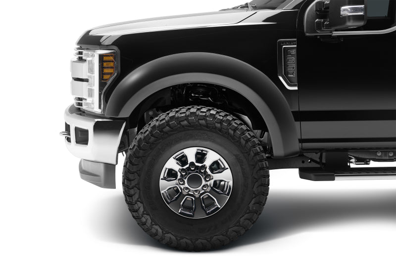 Bushwacker 20943-02 17-18 Ford F-250 Super Duty Extend-A-Fender Style Flares 4pc - Black