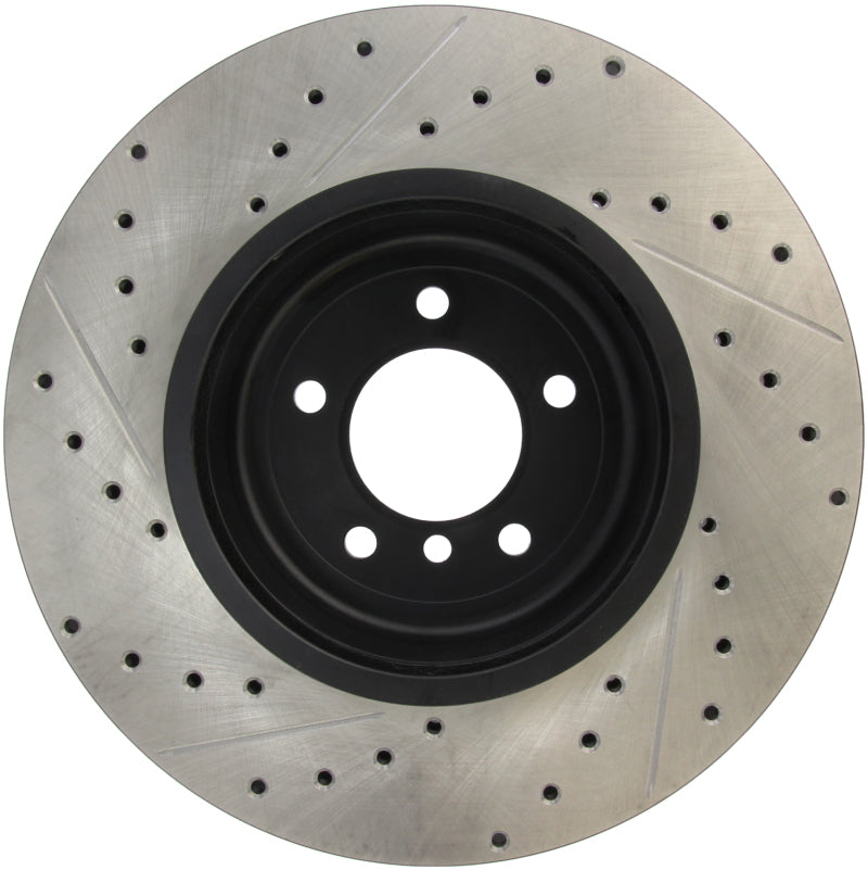 Stoptech 127.34071L StopTech 08-09 BMW 535 Series / 04-09 545i/550i/645Ci/650i Slotted & Drilled Left Front Rotor