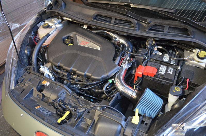 Injen SP9016WB 14 Ford Fiesta ST 1.6L Turbo 4Cyl Wrinkle Black Short RAM Intake w/MR Tech