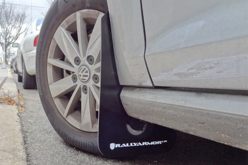 Rally Armor MF37-UR-RD/WH 15-21 VW Golf/GTI/TSI Red UR Mud Flap w/ White Logo