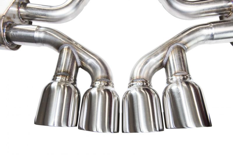 Kooks Headers 21506300 Kooks 97-04 Chevy Corvette Full 3in Axleback w/Pol Tips Requires 3in X-Pipe