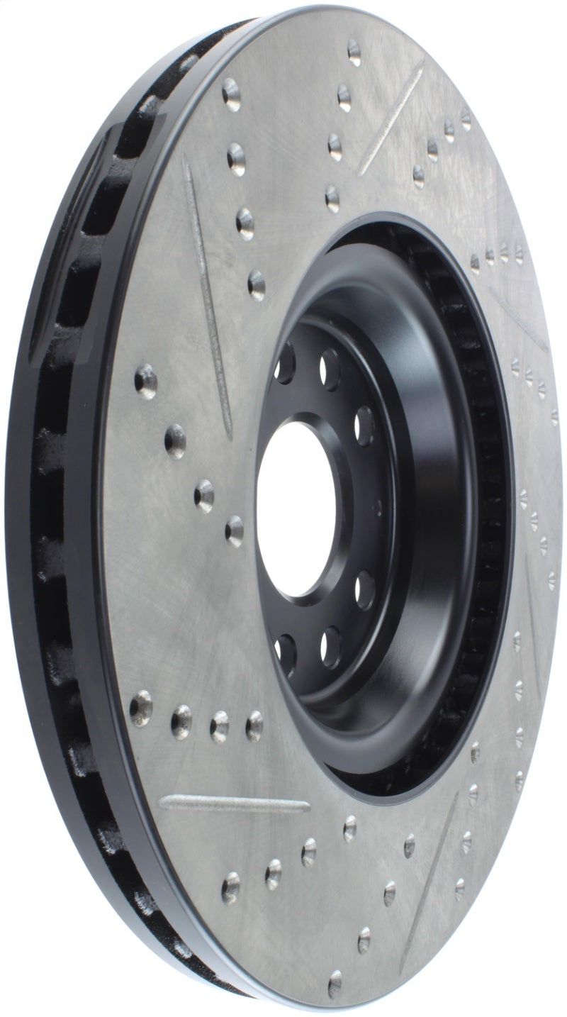 Stoptech 127.33144L StopTech Slotted & Drilled Sport Brake Rotor