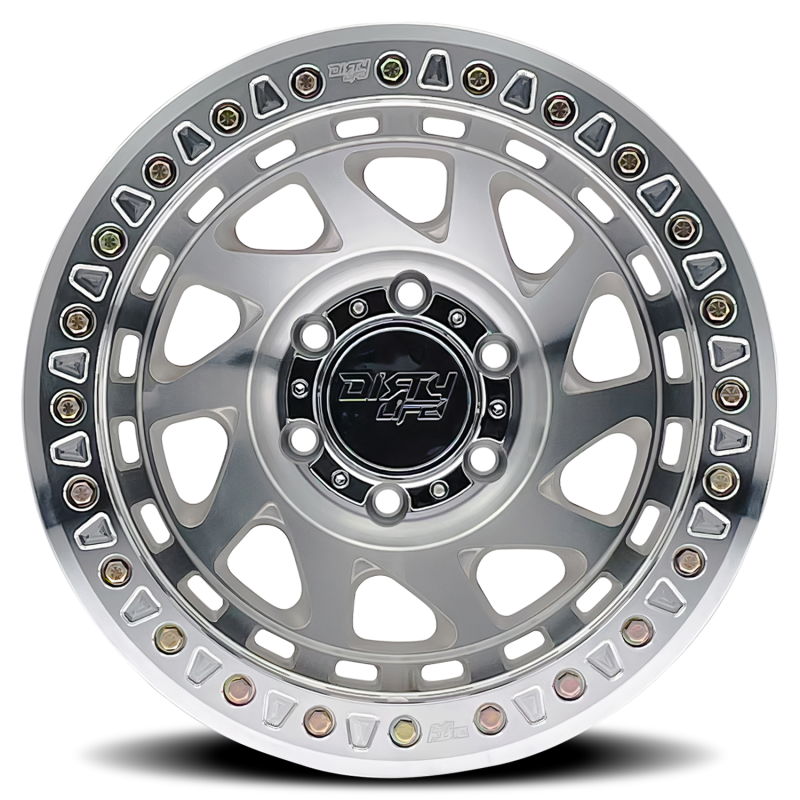 Dirty Life 9313-7970M12 9313 Enigma Race 17x9 / 8x170 BP / -12mm Offset / 125.2mm Hub Machined Wheel