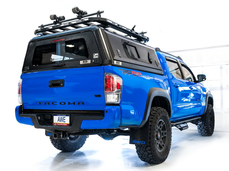 AWE Tuning 3015-31826 AWE 2016-2022 Toyota Tacoma 0FG Exhaust with BashGuard - No Tips