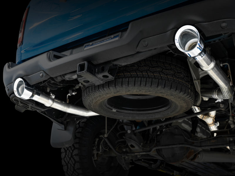 AWE Tuning 3015-32002 09-18 RAM 1500 5.7L (w/Cutouts) 0FG Dual Rear Exit Cat-Back Exhaust - Chrome Silver Tips