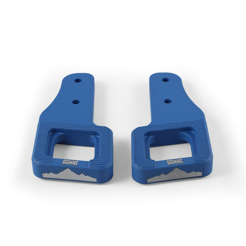 Mishimoto BNTH-F150-17BL 2017+ Ford Raptor / 2009+ Ford F150 Borne Off-Road Billet Tow Hooks - Blue