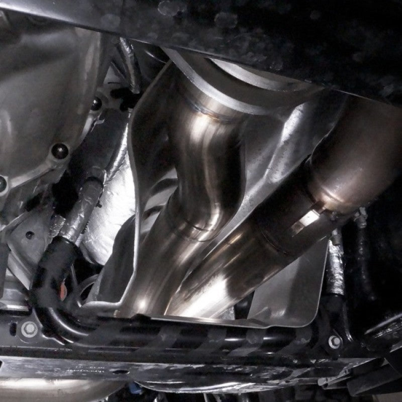 Stainless Works FTR17DPCAT 2017 F-150 Raptor 3.5L 3in Downpipe High-Flow Cats Factory Connection