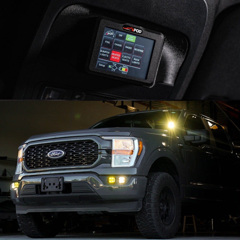 SPOD 870086 Spod Ford 2021-On F-150 Touchscreen BantamX Vehicle Kit