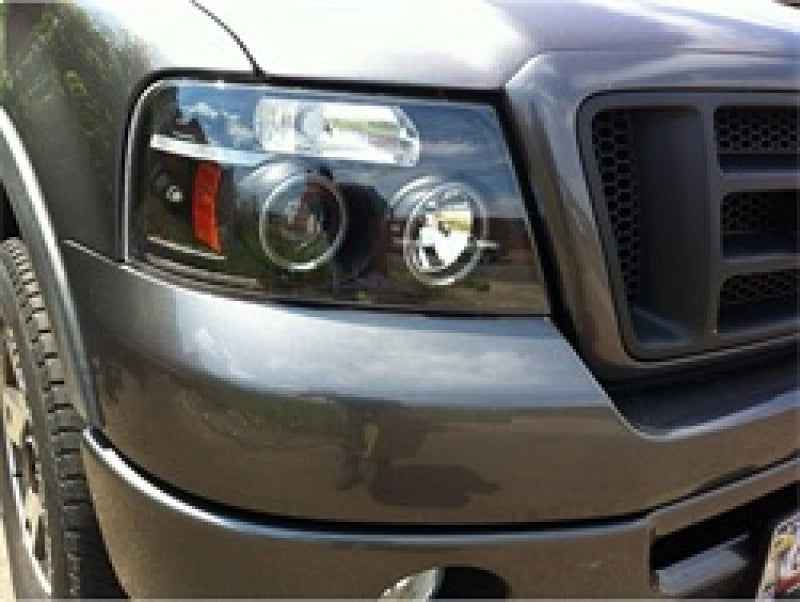 SPYDER 5010209 Spyder Ford F150 04-08 Projector Headlights Version 2 LED Halo LED Blk PRO-YD-FF15004-HL-G2-BK