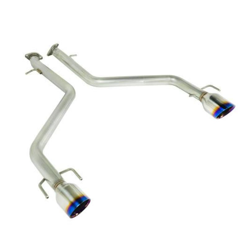 Remark RO-TTE4-D 2021+ Lexus IS350 Axle Back Exhaust w/Burnt Double Wall Tip