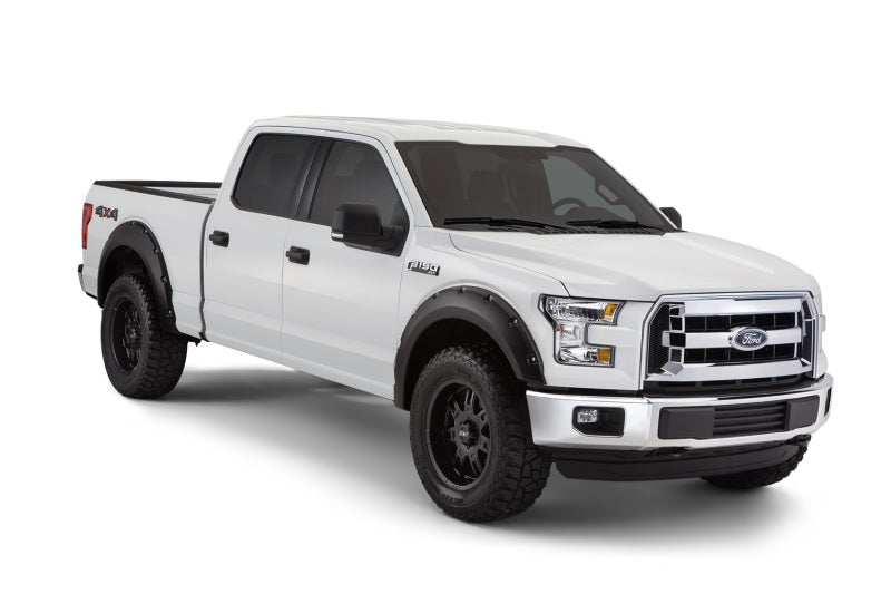 Bushwacker 20935-02 15-17 Ford F-150 Styleside Pocket Style Flares 4pc 67.1/78.9/97.6in Bed - Black