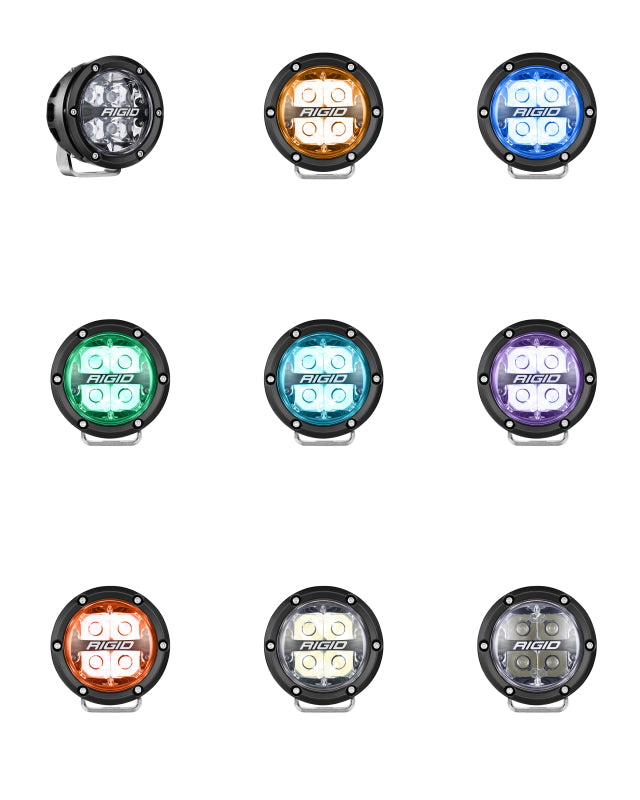 Rigid Industries 36402 360-Series 4in LED Off-Road Spot Beam - RGBW (Pair)