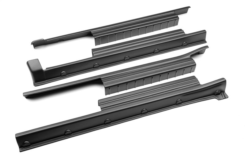 Bushwacker 14136 07-21 Toyota Tundra CrewMax Trail Armor Rocker Panel 4pc - Tex. Black