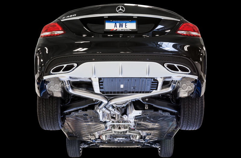 AWE Tuning 3020-31016 Mercedes-Benz W205 C450 AMG / C400 Track Edition Exhaust