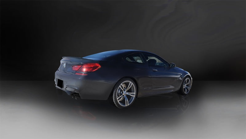CORSA Performance 14929BLK Corsa 2012-2017 BMW M6 F12 / F13 / F06 Black Sport Axle-Back Exhaust