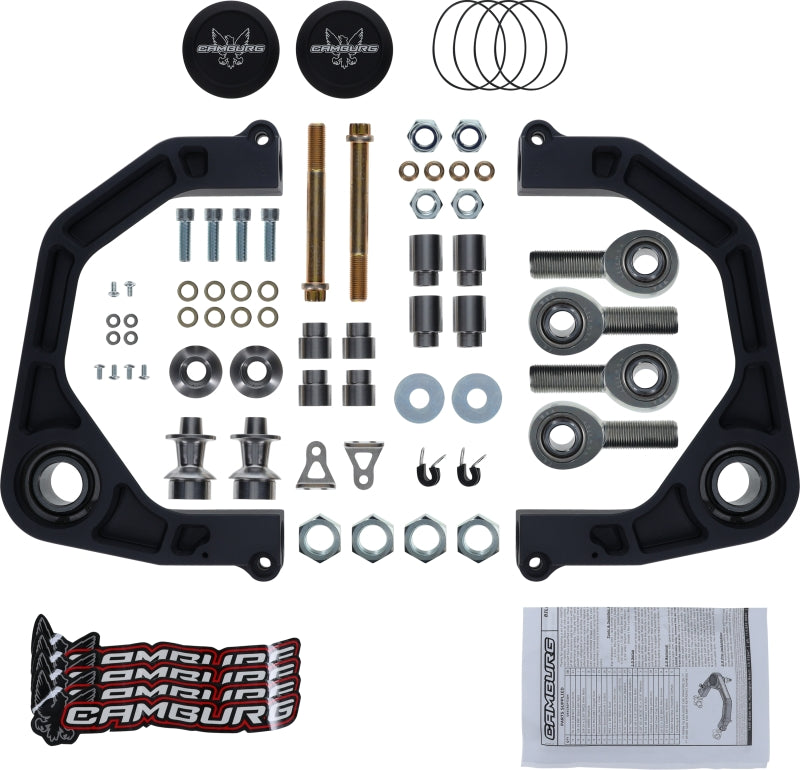 Camburg CAM-310194-GRY Toyota 22-23 Landcruiser 300 / 22-23 LX600 KINETIK V2 Perf Billet Uniball Upper Arms