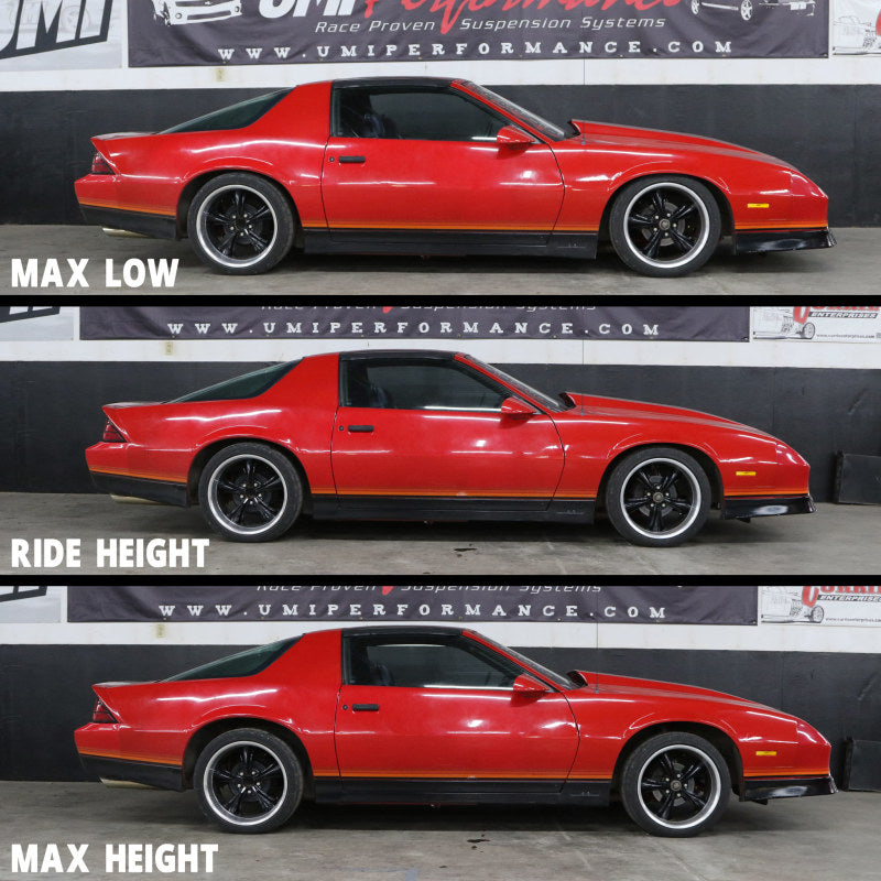 UMI Performance 2065-3-R 82-92 GM F-Body Front Weight Jack System 1050lb Race