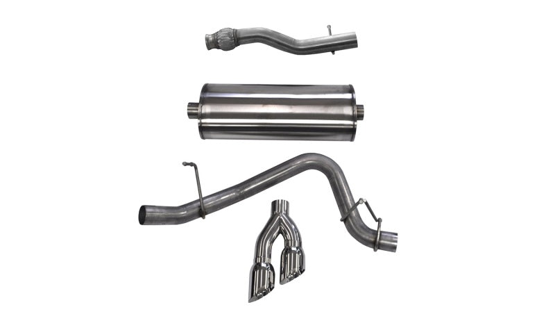 CORSA Performance 14748 Corsa 2015-2020 GMC Yukon XL 1500 5.3L V8 3in Cat-Back Single Side Exit Twin 4in Polished Tips
