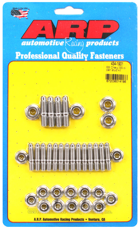 Arp ARP434-1901 SBC S/S Oil Pan Stud Kit