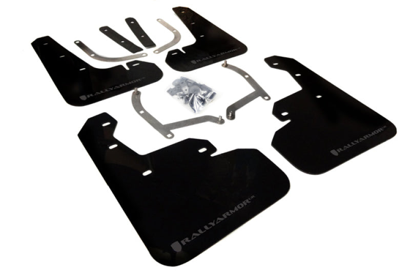 Rally Armor MF45-UR-BLK/GRY 17-22 Subaru Impreza Black UR Mud Flap w/ Grey Logo