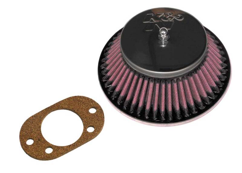 K&N Engineering 56-9330 K&N 90-92 Rover Mini 1275 L4 Round Tapered Flange 1.875in 2.25in Over Height Custom Racing Assembly