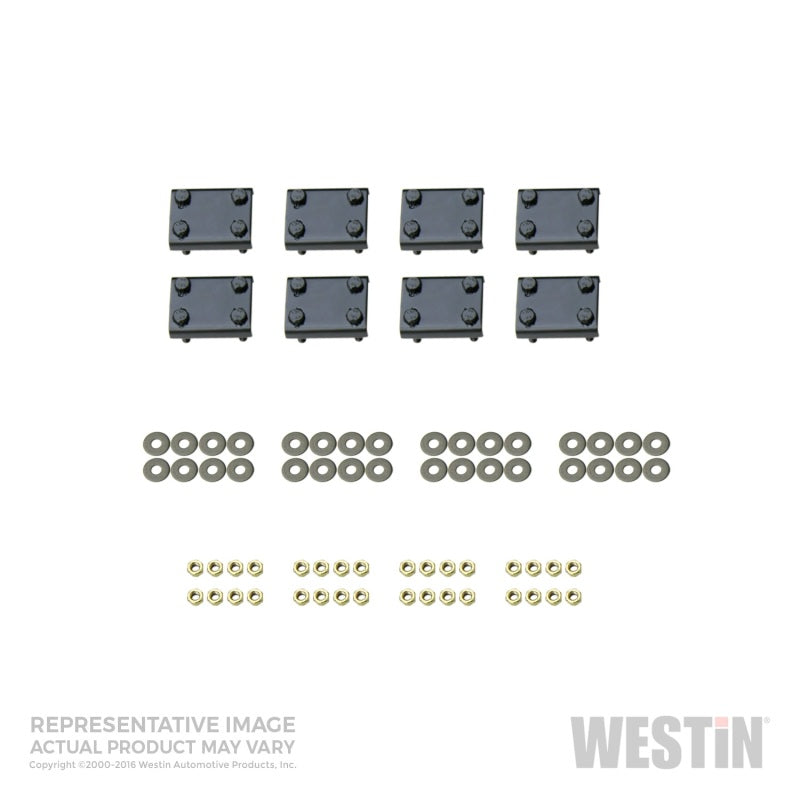 Westin 22-1885 04-14 Ford F-150 SuprCab/SuprCrew (Excl Heritage) Premier Oval Nerf Step Bar Mount Kit - Blk