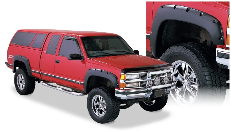 Bushwacker 40919-02 88-99 Chevy C1500 Pocket Style Flares 4pc - Black