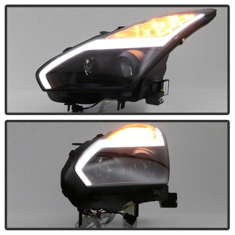 SPYDER 5085696 Spyder Nissan GTR R35 09-14 - Projector Headlights - DRL LED - Black