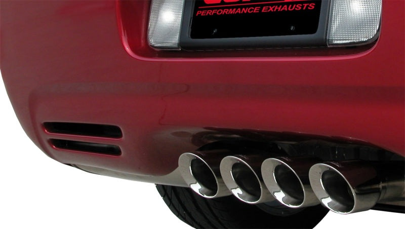 CORSA Performance 14139 Corsa 1997-2004 Chevrolet Corvette C5 Z06 5.7L V8 Polished Sport Axle-Back Exhaust