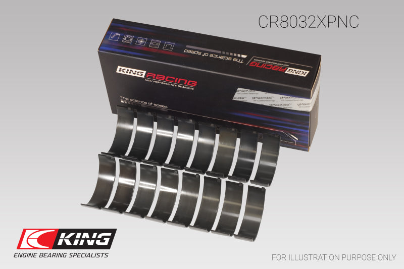 King Engine Bearings CR8032XPNC Chrysler 345/370 16V Connecting Rod Bearing Set