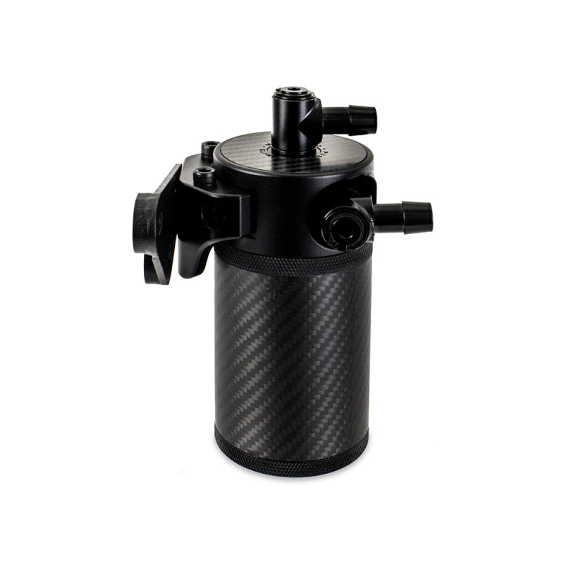 Mishimoto MMBCC-C8-20PCF 2020+ Chevrolet Corvette C8 Baffled Oil Catch Can Kit (PCV Side) - Carbon Fiber