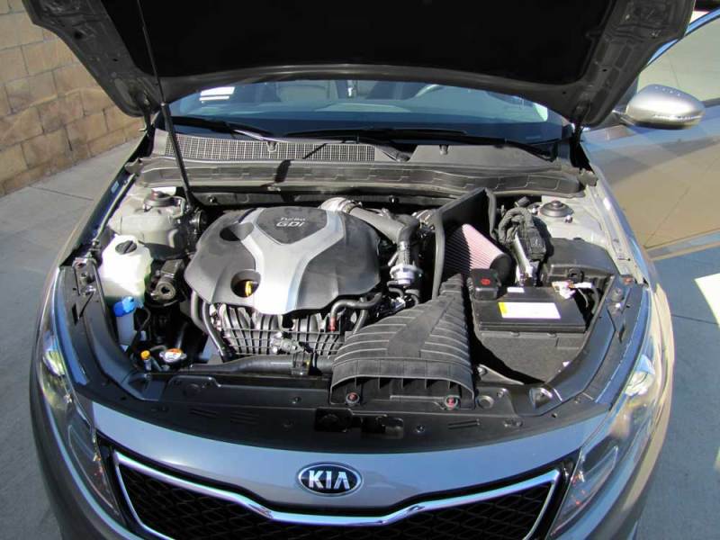 K&N Engineering 69-5309TS K&N 11-13 Hyundai Sonata 2.0L L4 Turbo / 11-13 Kia Optima 2.0L L4 Turbo Typhoon Intake