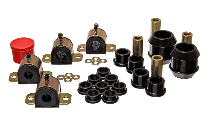 Energy Suspension 8.18106G 00-05 Toyota Celica Black Hyper-Flex Master Bushing Set