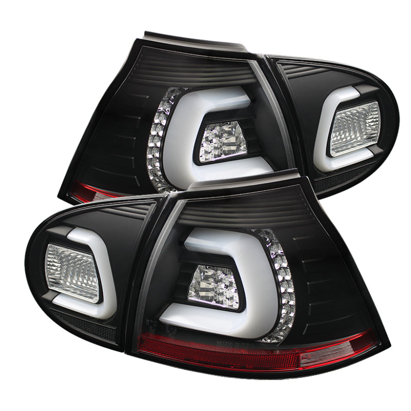 SPYDER 5073792 Spyder Volkswagen Golf V 06-09 LED TURN SIGNAL LED Tail Lights Black ALT-YD-VG03-LED-BK