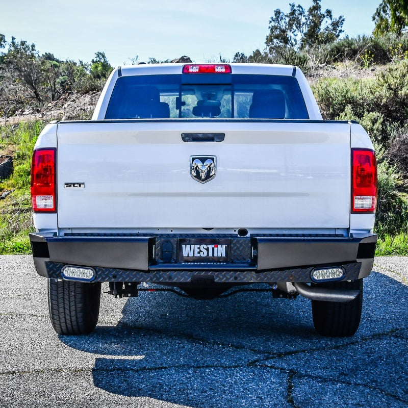 Westin 58-341175 09-18 RAM 1500 HDX Bandit Rear Bumper - Black