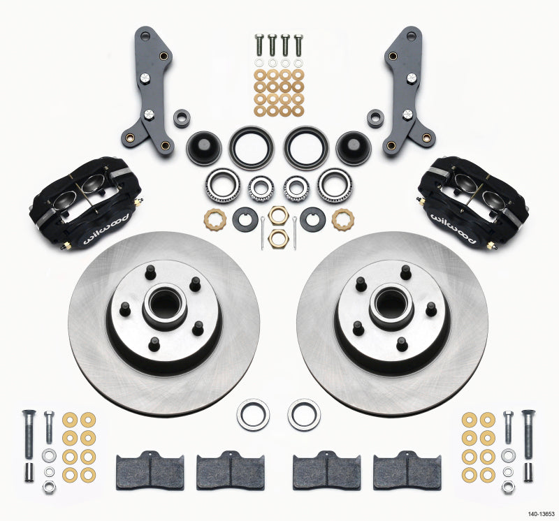 Wilwood 140-13653 Forged Dynalite-M Front Kit 11.30in 1 PC Rotor&Hub 60-68 Ford / Mercury Full Size / Galaxie