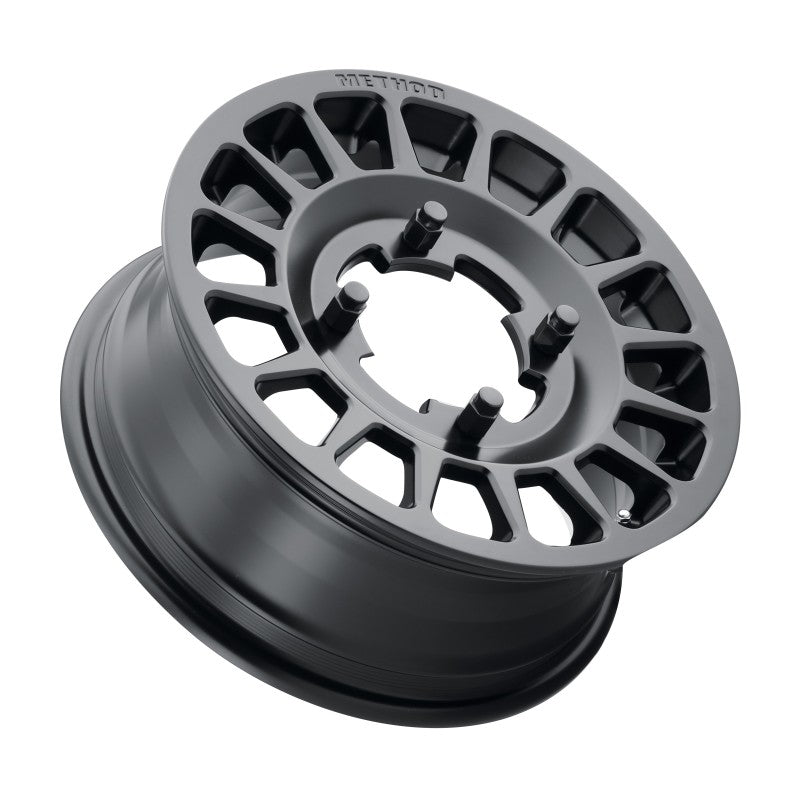 Method Wheels MR40756047551 Method MR407 Bead Grip 15x6 / 5+1/51mm Offset / 4x136 / 100mm CB Matte Black Wheel