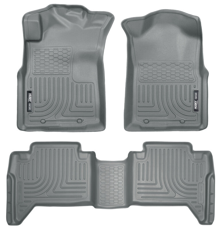 Husky Liners 98952 05-13 Toyota Tacoma WeatherBeater Combo Grey Floor Liners