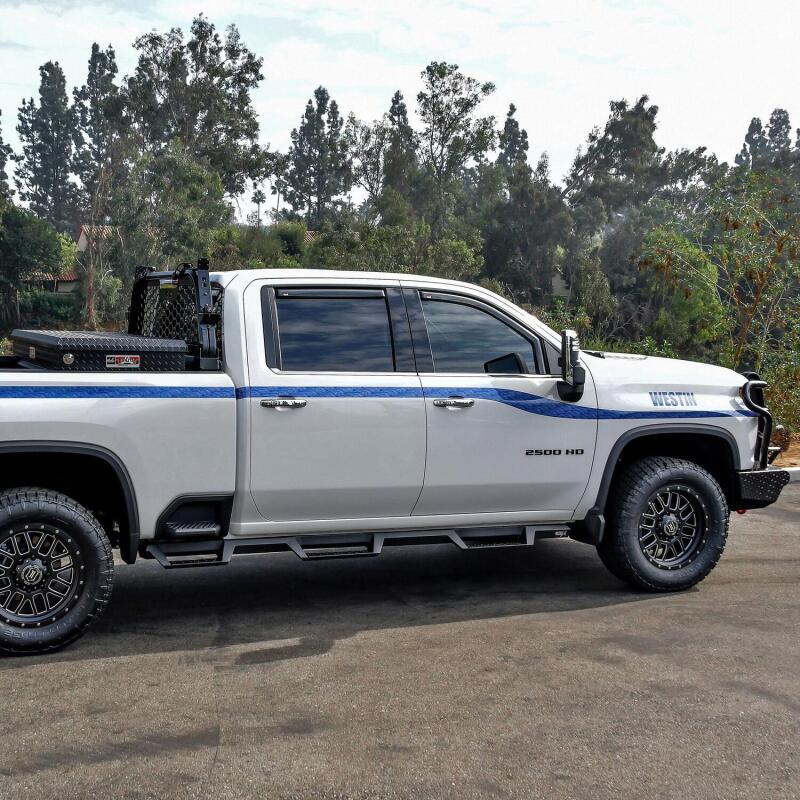 Westin 56-534765 2020 Chevy Silverado 2500/3500 Crew Cab (6.5ft Bed) HDX W2W Nerf Step Bars - Textured Black