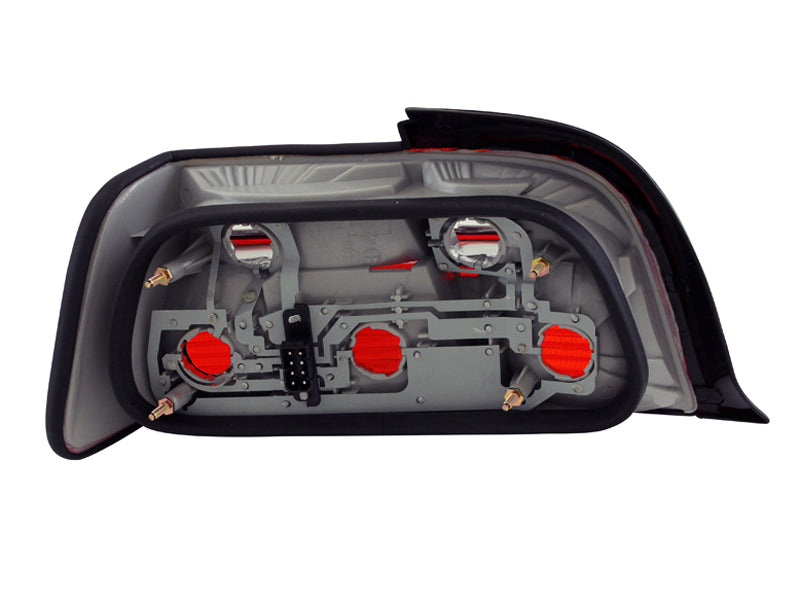 ANZO 221215 1992-1998 BMW 3 Series E36 Coupe/Convertable Taillights Red/Clear